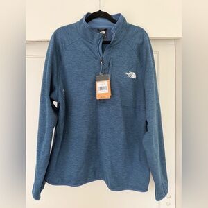 The North Face Men's Zip-Up Sweater in Blue
